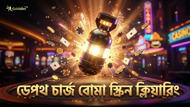 বোম্বিং ফিশিং-এ ডেপথ চার্জ বোমার স্ক্রিন ক্লিয়ারিং ক্ষমতা