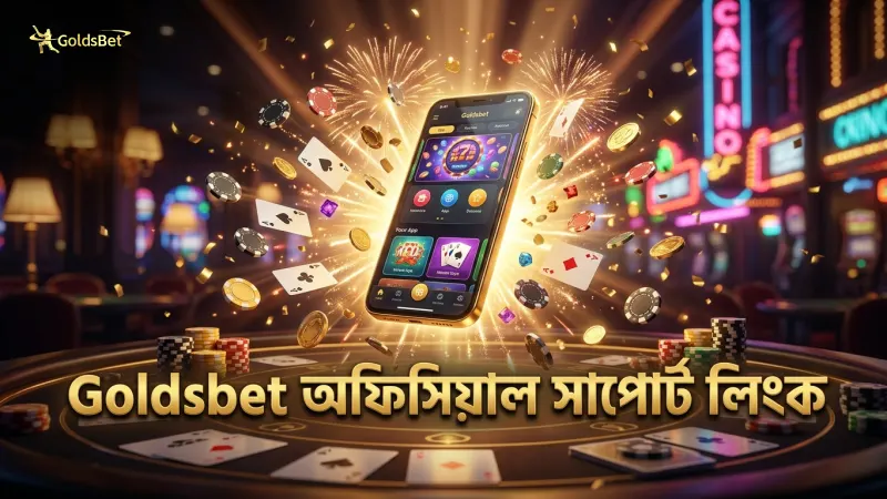 Goldsbet এর অফিসিয়াল সাপোর্ট লিংক নিশ্চিত করে নিরাপদ যোগাযোগ।