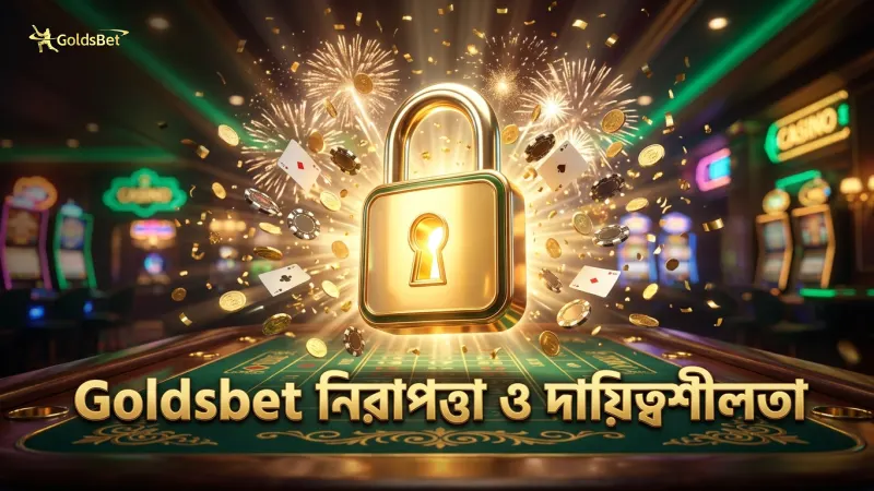 নিরাপত্তা ও দায়িত্বশীল গেমিংয়ে Goldsbet-এর গুরুত্ব।