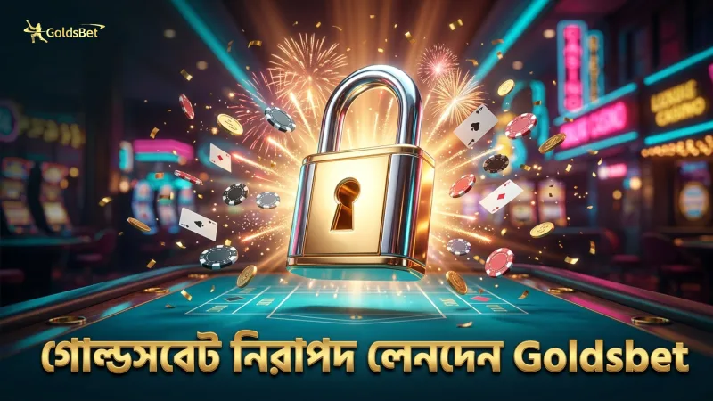 গোল্ডসবেট ডিপোজিটের নিরাপদ লেনদেনের জন্য উন্নত এনক্রিপশন ব্যবহৃত হয়।