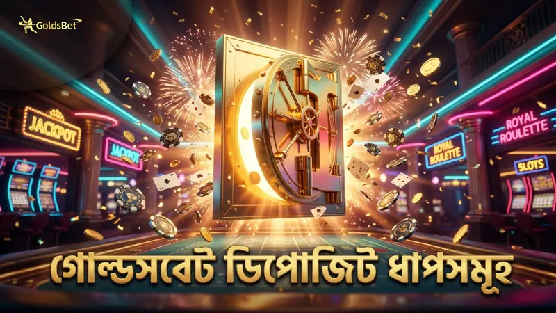গোল্ডসবেট ডিপোজিট সম্পন্ন করতে সঠিক প্রক্রিয়া অনুসরণ করা প্রয়োজন।