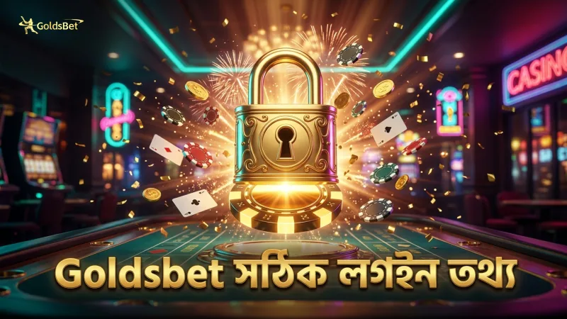 সঠিক ইউজারনেম ও পাসওয়ার্ড দিয়ে Goldsbet লগইন নিশ্চিত করুন