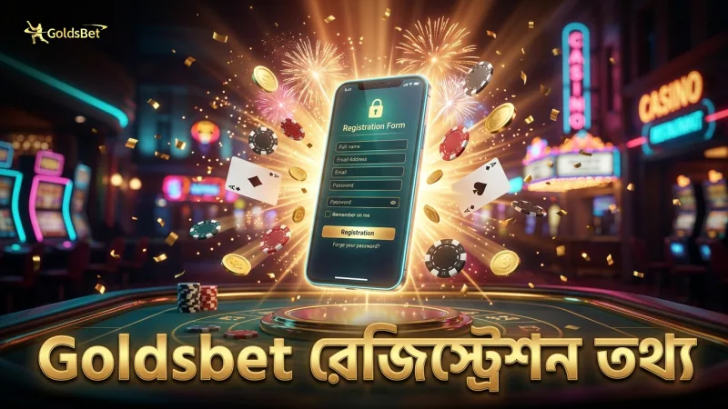 Goldsbet রেজিস্ট্রেশন প্রক্রিয়ায় প্রয়োজনীয় তথ্য সঠিকভাবে পূরণ করুন
