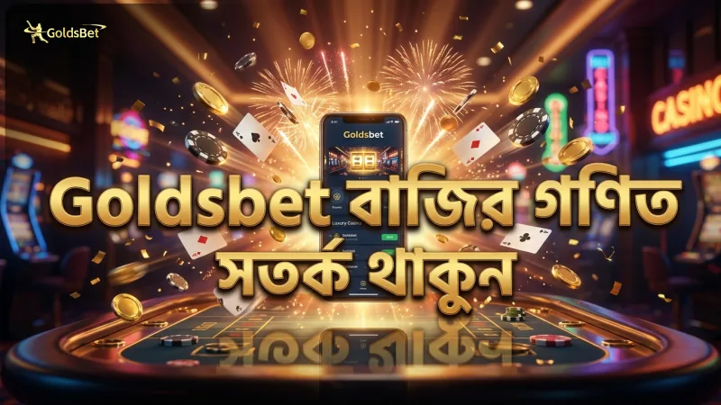 বাজির গণিত বুঝে Goldsbet প্ল্যাটফর্মে সতর্ক থাকুন