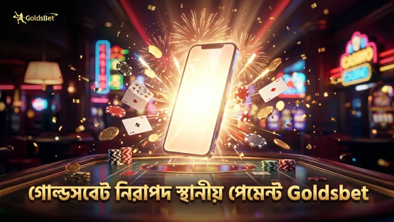 গোল্ডসবেট ক্যাসিনোর স্থানীয় পেমেন্ট সুবিধা দ্রুত লেনদেন নিশ্চিত করে