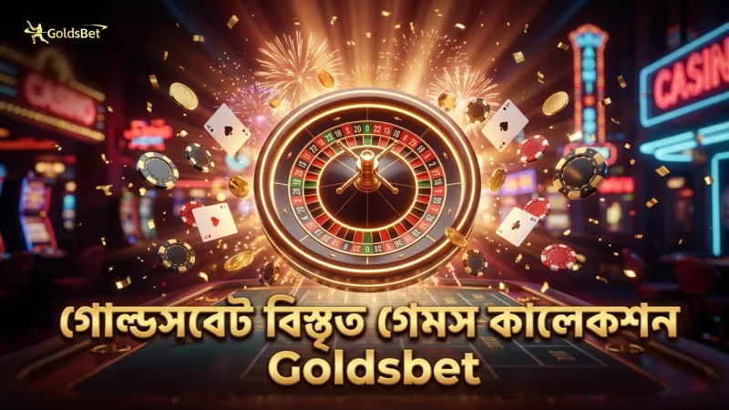 স্লট থেকে লাইভ ক্যাসিনো পর্যন্ত গোল্ডসবেটের বিস্তৃত গেম কালেকশন