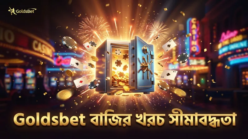 বাজির খরচ ও সীমাবদ্ধতা সম্পর্কে স্পষ্ট ধারণা তৈরি করে Goldsbet